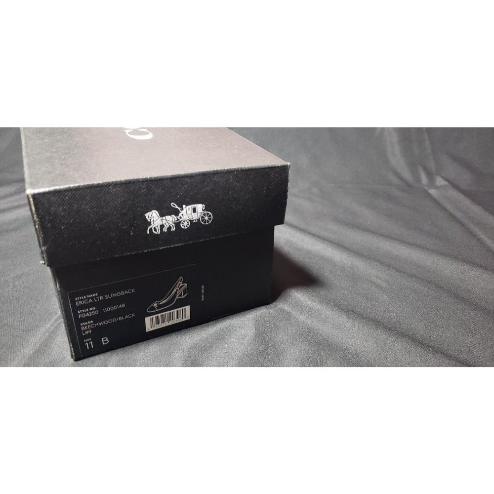 Coach Erica Leather Slingback Heels - Picture 8 of 8